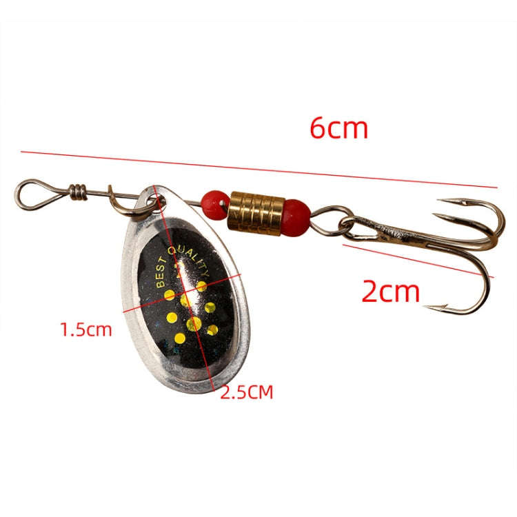 10pcs Roadrunner False Bait Sequins Lure Set, Color Random Delivery