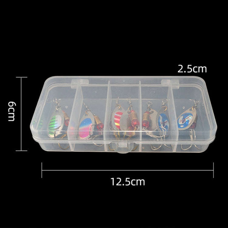 10pcs Roadrunner False Bait Sequins Lure Set, Color Random Delivery