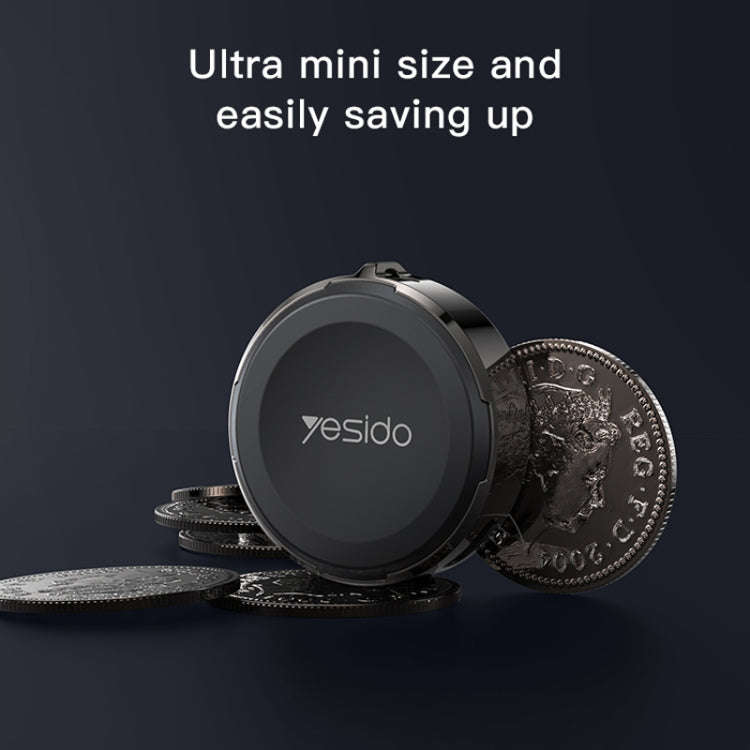 Yesido DS18 For Apple Watch Zinc Alloy Watch Charger Mini Strong Magnetic Wireless Charging(Black)