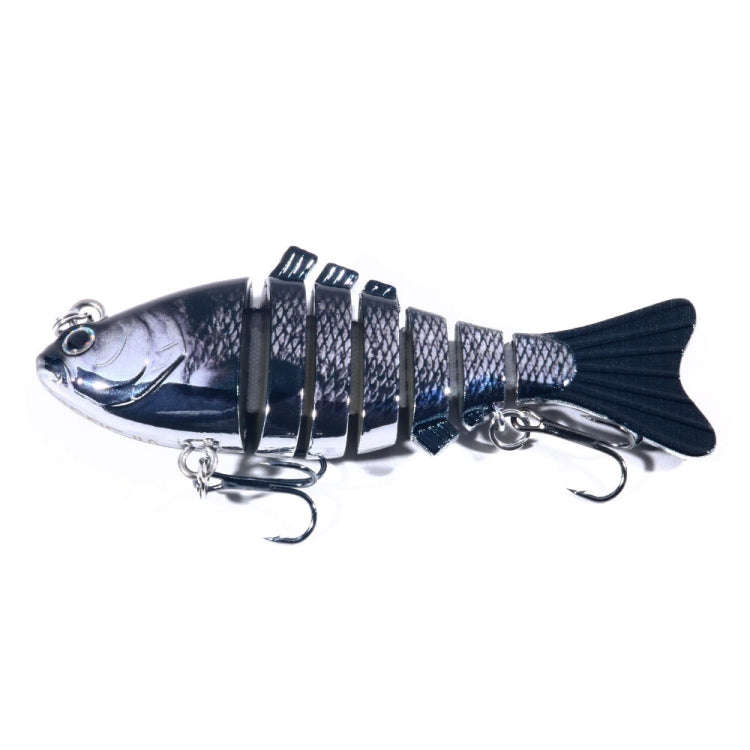 HENGJIA 10cm 24g Bionic Multi-Section Fish Bait Plastic Electroplating Fake Bait(4)