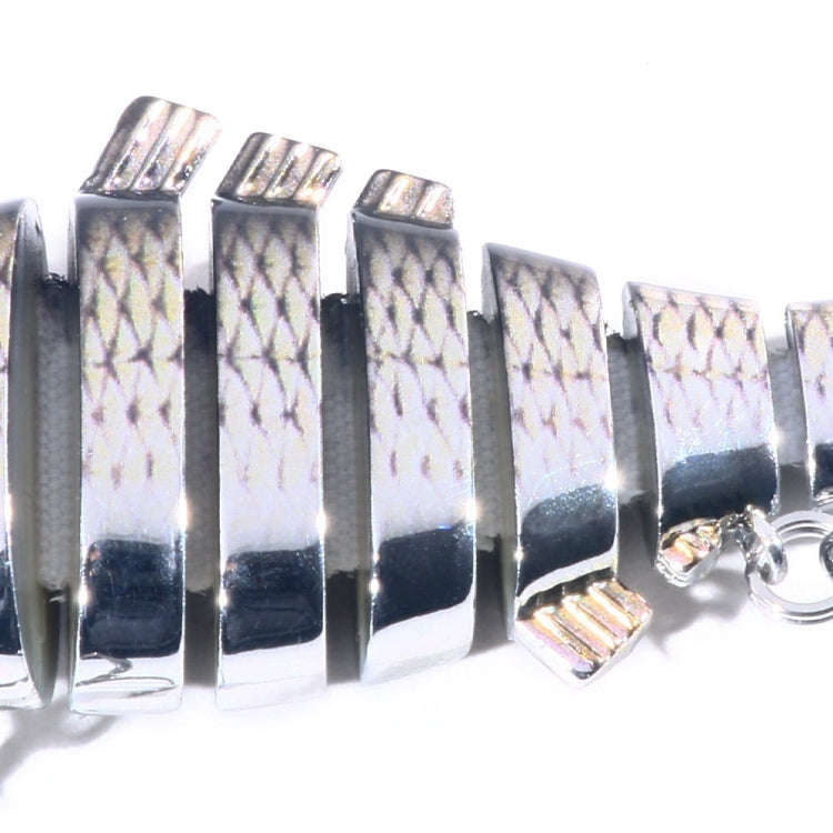 HENGJIA 10cm 24g Bionic Multi-Section Fish Bait Plastic Electroplating Fake Bait(4)