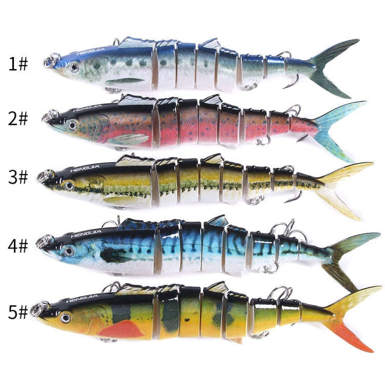 HENGJIA 17.8cm 38g 8 Section Fish Fake Bait(2)