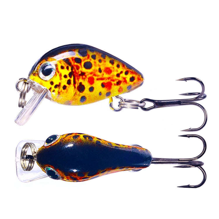 HENGJIA 2.5cm 1.5g Floating Water Little Fat Micro-Object Mini 3D Printing Luya Bait(6)