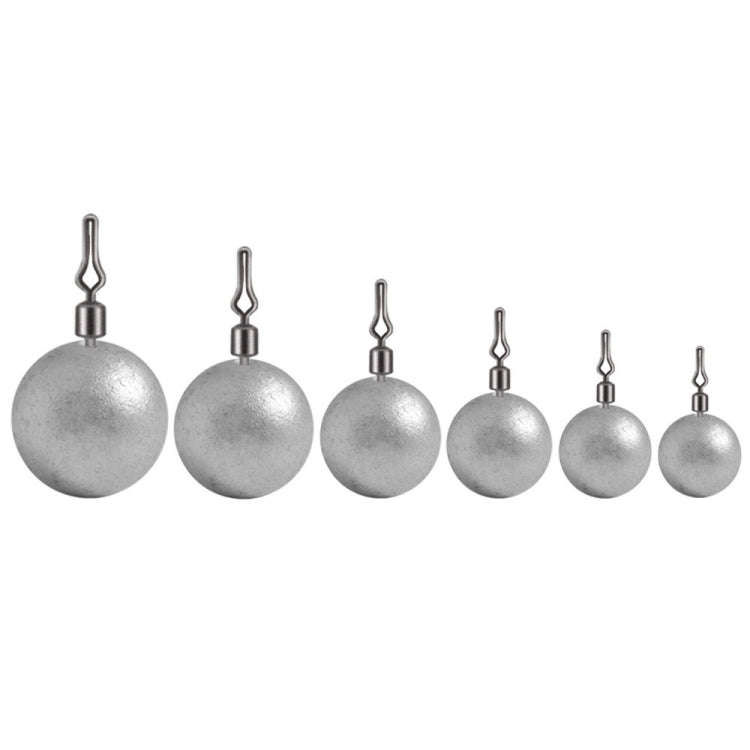 HENGJIA 20pcs/bag 3.5g Fishing Lead Pendant Sea Fishing Lua Spherical Spinning Biting Lead Fishin...