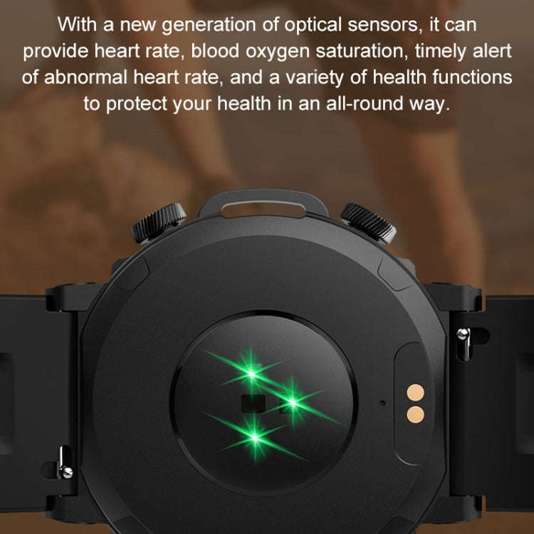 S56T Heart Rate/Blood Oxygen/Sleep Monitoring Bluetooth Call Outdoor Waterproof Smart Watch(Blue)
