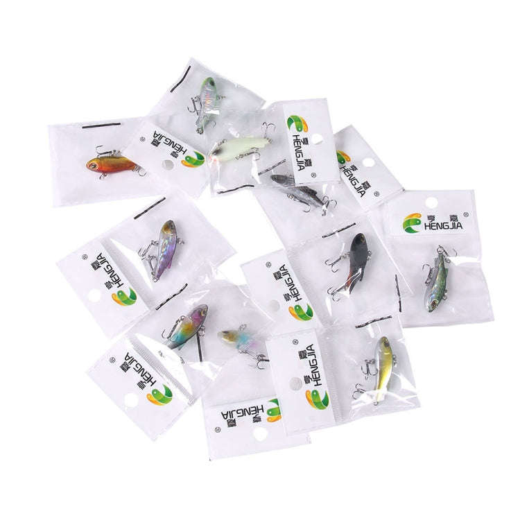 HENGJIA 4cm 4g Submerged Trembler Swimming VIB Luya Fish Bait Microbe Warbler Fake Bait(1)