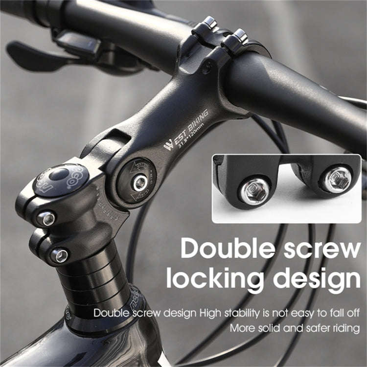 WEST BIKING Mountain Bike Adjustable Handlebar Angle Riser Handlebar Lift Accessories 25.4x100mm