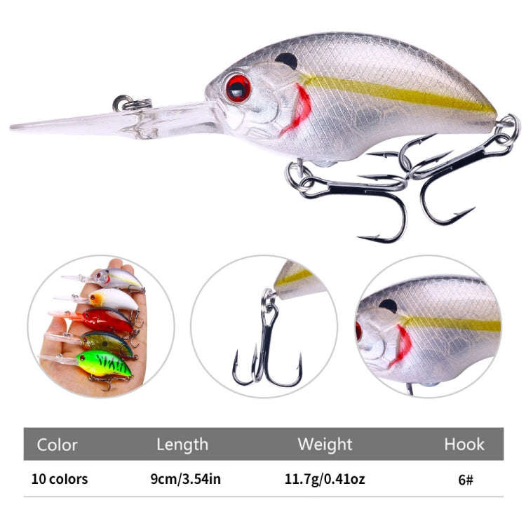 HENGJIA Rock Lure Small Fat Hard Bait Boxed Fake Bait(1)