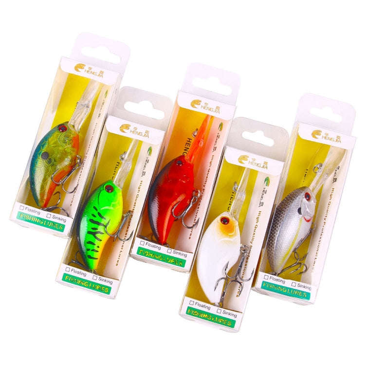 HENGJIA Rock Lure Small Fat Hard Bait Boxed Fake Bait(1)