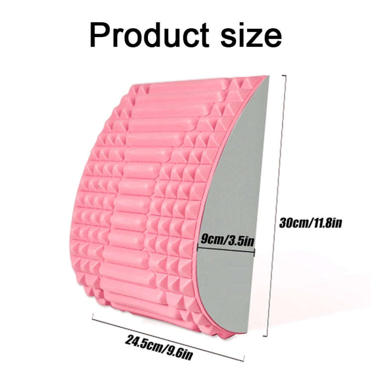 Lumbar Relaxing Massager Spinal Corrective Stretch Exercise Aid, Specification: Solid Color (Purple)