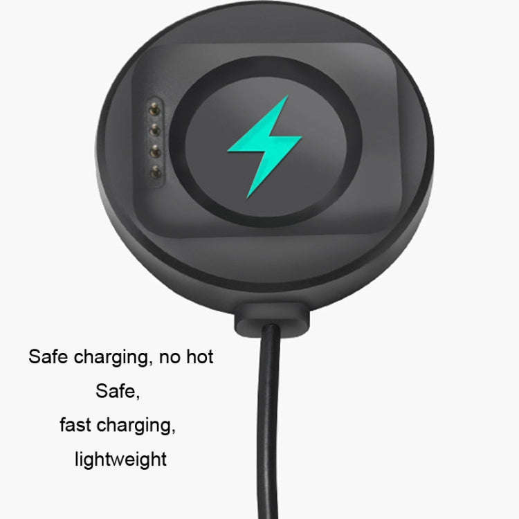 For OPPO Watch 2 Watch USB Port Magnetic Charger Charging Cable(Black)