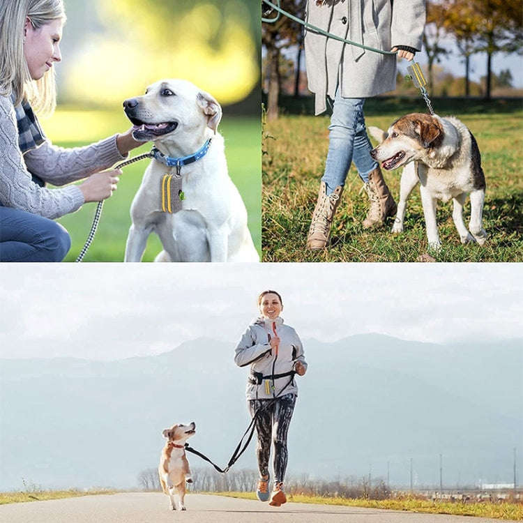 Outdoor Pet Waste Bag Dog Poop Collection Bag(Gray Yellow Dual Zipper)