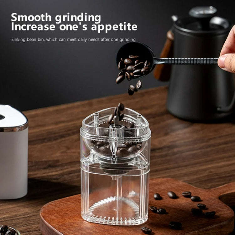 Coffee Electric Grinder Magnetic Snap-on Stainless Steel Blades Kitchen Gadgets(White)