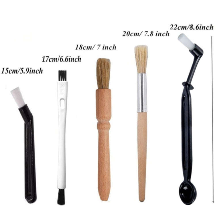 4-in-1 F Type Coffee Machine Cleaning Set Coffee Grinder Brush