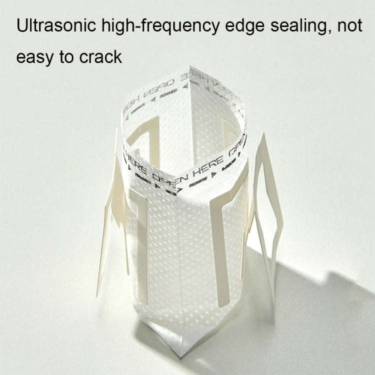 50pcs /Pack Ear-mounted Coffee Filter Portable Drip Coffee Filter Paper Coffee Powder Filter Bag