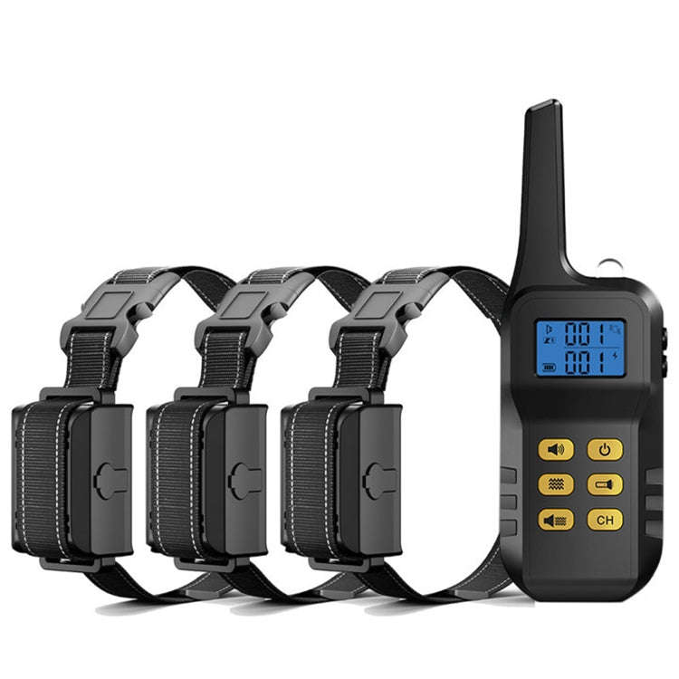 Dog Training Device Automatic Bark Stopper Dog Training Electronic Collar, Style: For-Three-Dog(Y...