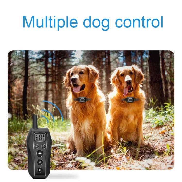Intelligent Electronic Remote Control Dog Training Device Pet Training Collar Bark Stopper, Style...