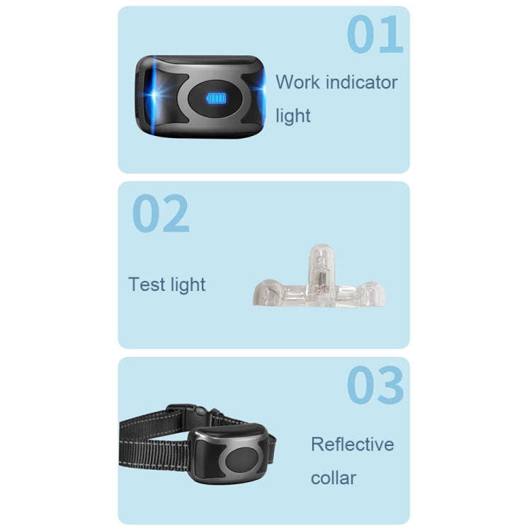 Intelligent Electronic Remote Control Dog Training Device Pet Training Collar Bark Stopper, Style...