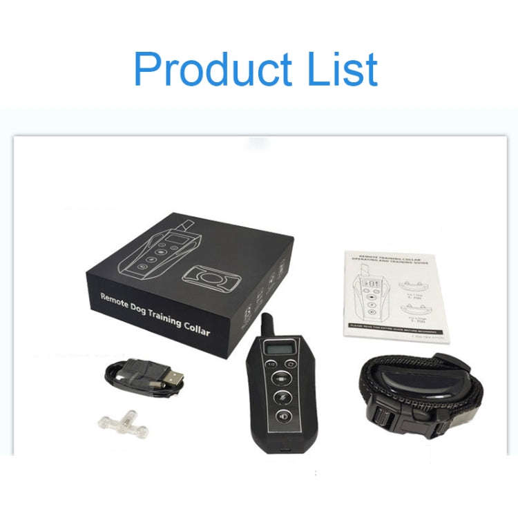 Intelligent Electronic Remote Control Dog Training Device Pet Training Collar Bark Stopper, Style...