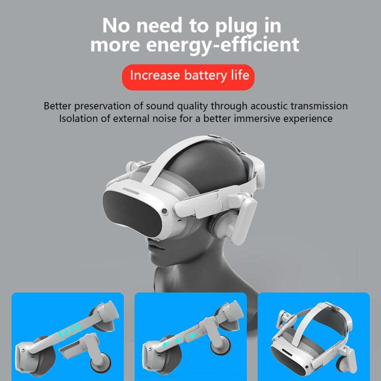 For PICO 4 / PICO 4 PRO Headset Audio Earmuffs Anti-interference VR Accessories P2