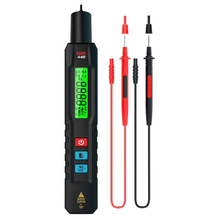 BSIDE A40 Infrared Thermometer Electric Pen Type Intelligent Multimeter VFC Inverter Voltage Test...