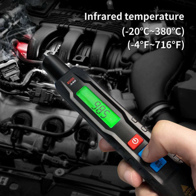 BSIDE A40 Infrared Thermometer Electric Pen Type Intelligent Multimeter VFC Inverter Voltage Test...