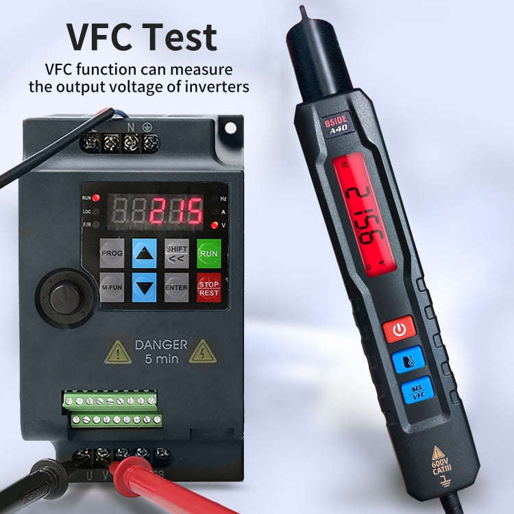 BSIDE A40 Infrared Thermometer Electric Pen Type Intelligent Multimeter VFC Inverter Voltage Test...