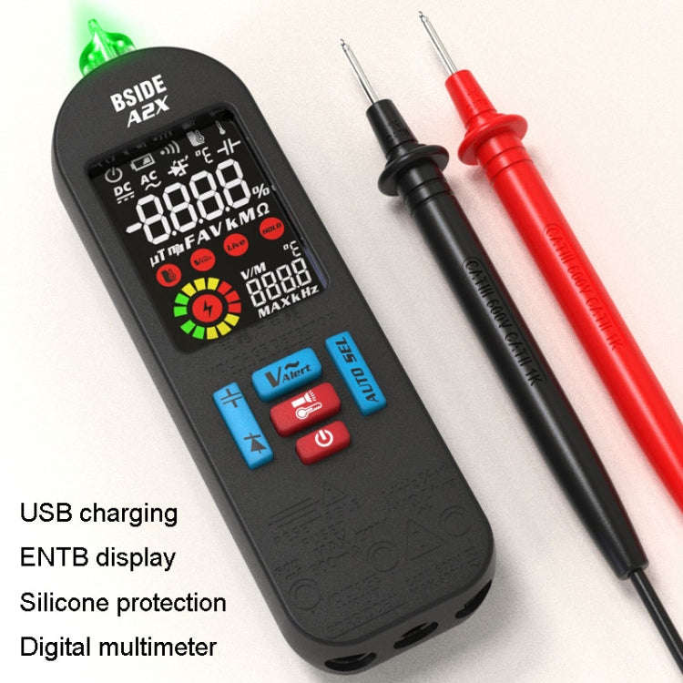 BSIDE A2X Charging Model Mini Digital Pen Auto Ranging Multimeter