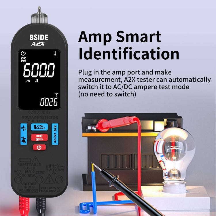 BSIDE A2X Charging Model Mini Digital Pen Auto Ranging Multimeter