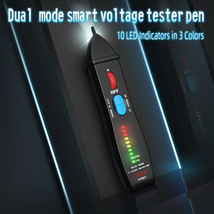 BSIDE AVD07 Smart Dual Mode Electric Pen Non-Contact Break-Point Sensing AC Voltage Tester
