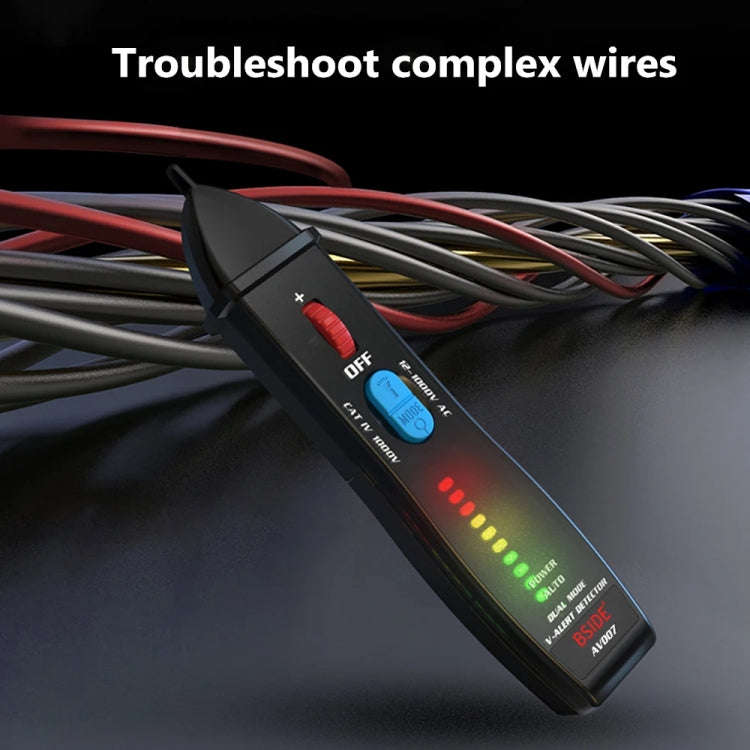 BSIDE AVD07 Smart Dual Mode Electric Pen Non-Contact Break-Point Sensing AC Voltage Tester