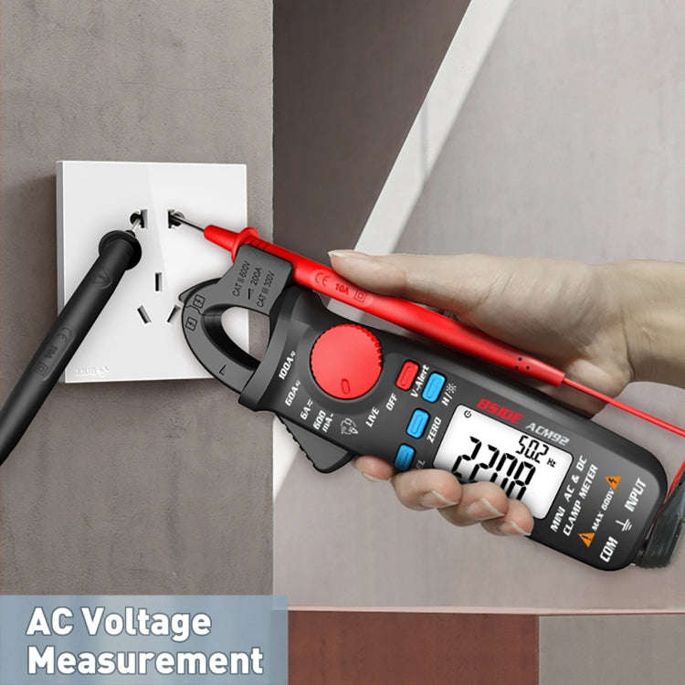 BSIDE ACM92 Digital Clamp Multimeter Current And Voltage Tester