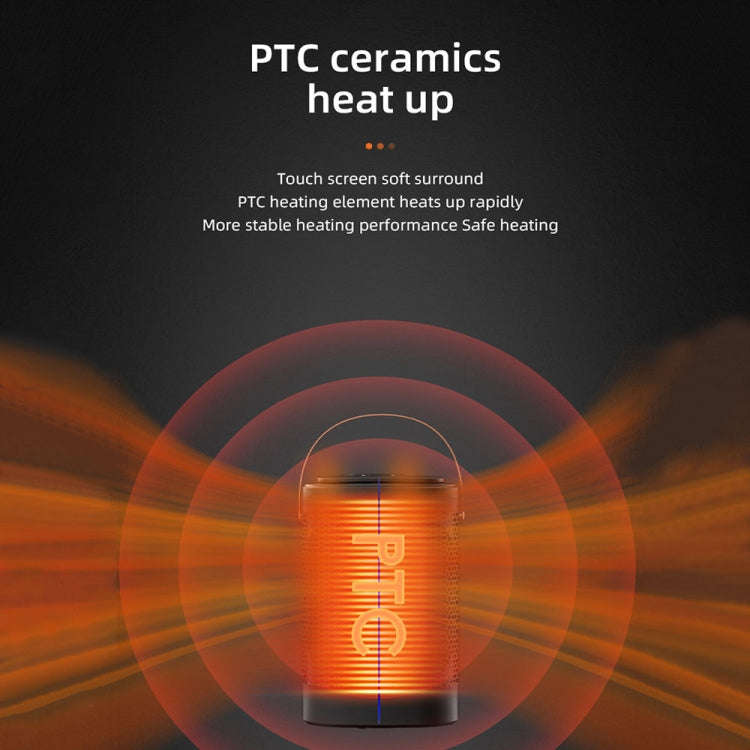 Remote Control Touch Screen Household Desktop PTC Instant Heating Heater, Style: US Plug(Electron...