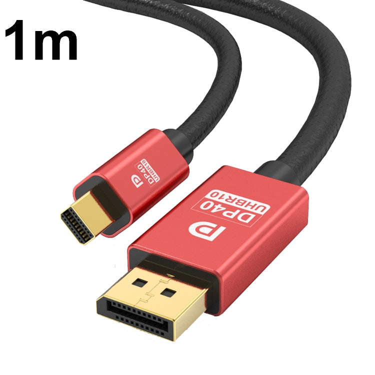 1m Version 2.1 Mini DP To DP Cable Monitor Computer Video Adapter Cable 30AWG OD6.3MM