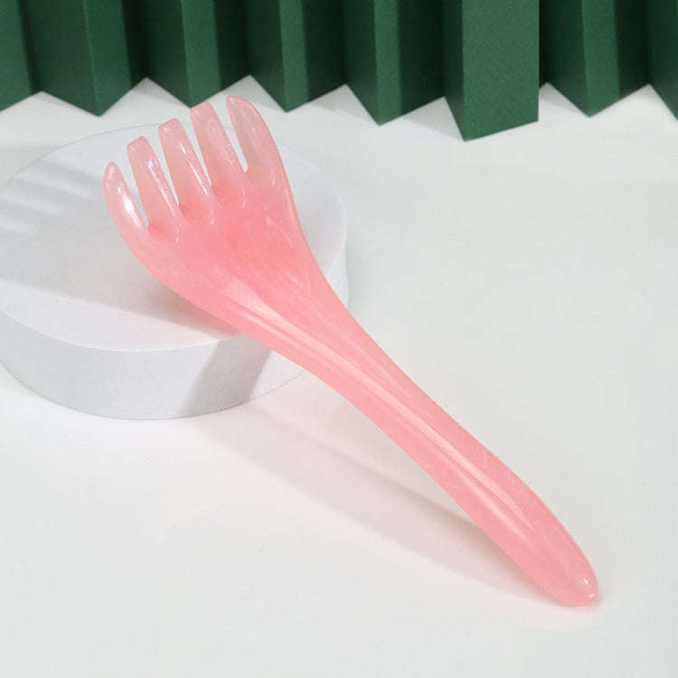 Five Claws Massager Meridian Stress Reducing Massage Comb(Pink)