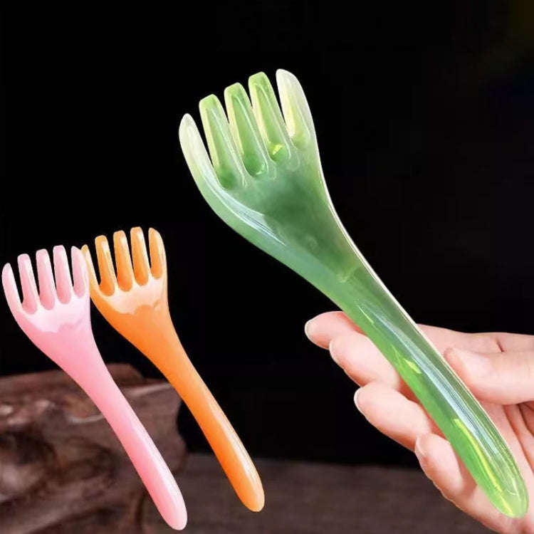 Five Claws Massager Meridian Stress Reducing Massage Comb(Pink)