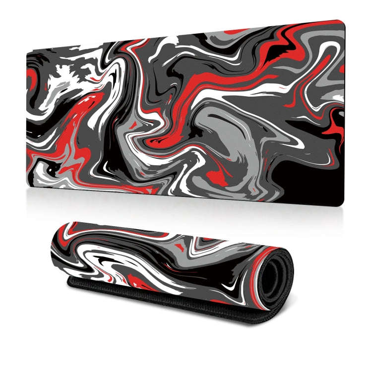 Large Abstract Mouse Pad Gamer Office Computer Desk Mat, Size: 300 x 700 x 2mm(Abstract Fluid 1)
