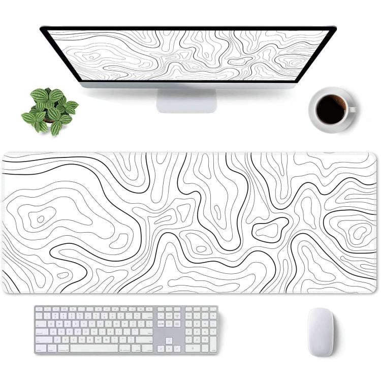 Large Abstract Mouse Pad Gamer Office Computer Desk Mat, Size: 300 x 600 x 2mm(Abstract Fluid 23)