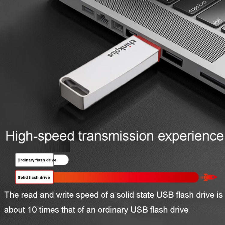Lenovo Thinkplus TU100Pro USB3.1 Solid State Flash Drive High Capacity Metal USB Memory Disk, Siz...