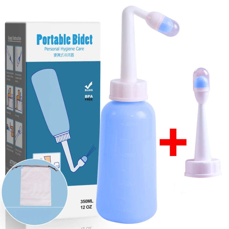 350ml Portable Travel Bidet Bodily Peri Wash Bottle for Postpartum Care(Blue)