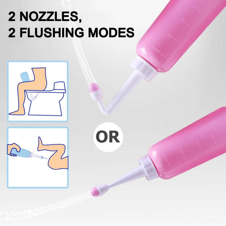 350ml Portable Travel Bidet Bodily Peri Wash Bottle for Postpartum Care(Pink)
