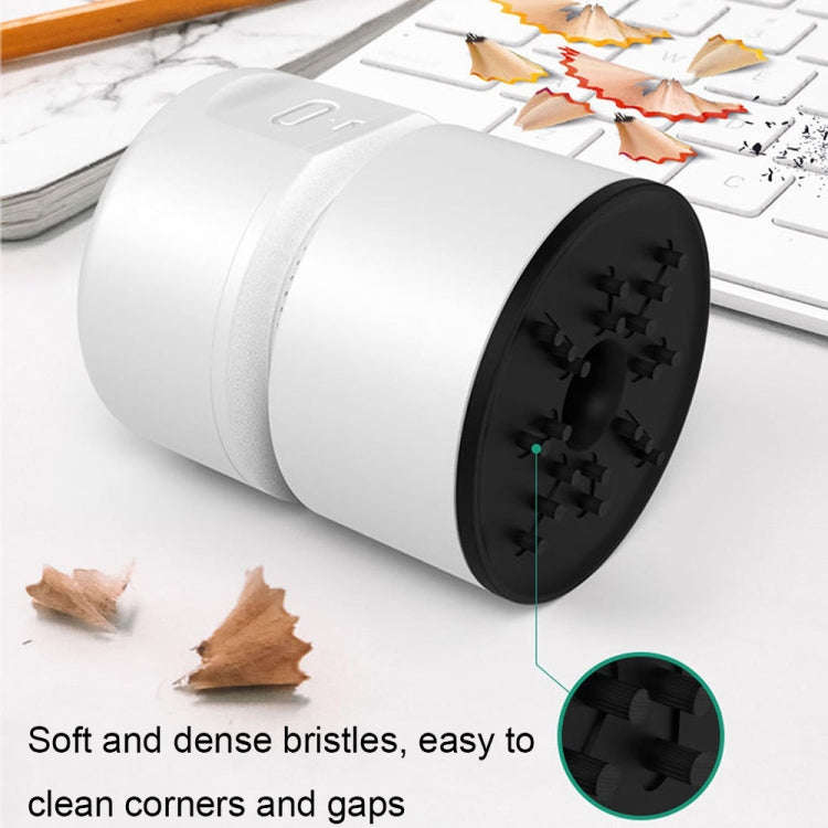 Desktop Mini Vacuum Cleaner USB Rechargeable Office Home Portable Paper Cleaner(Black)