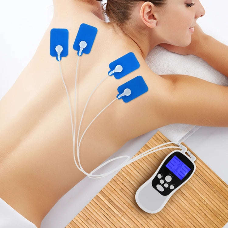 Multifunctional Low Frequency Pulse Meridian Physiotherapy Massage Instrument, Color: Blue Standard