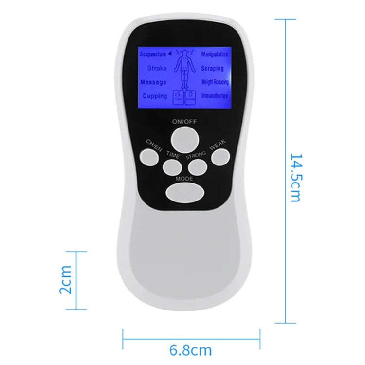 Multifunctional Low Frequency Pulse Meridian Physiotherapy Massage Instrument, Color: Blue Standard