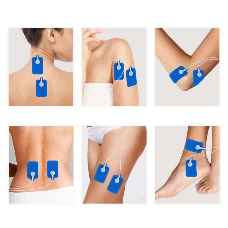 Multifunctional Low Frequency Pulse Meridian Physiotherapy Massage Instrument, Color: Blue Standard