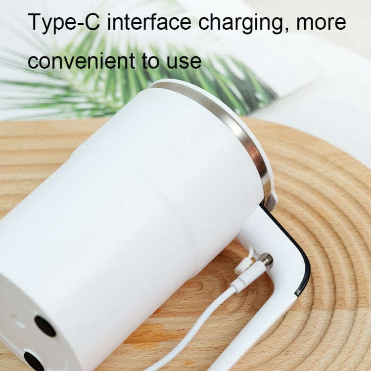 JB-01 Intelligent Temperature Measuring Magnetic LCD Digital Display Automatic Mixing Cup(White)
