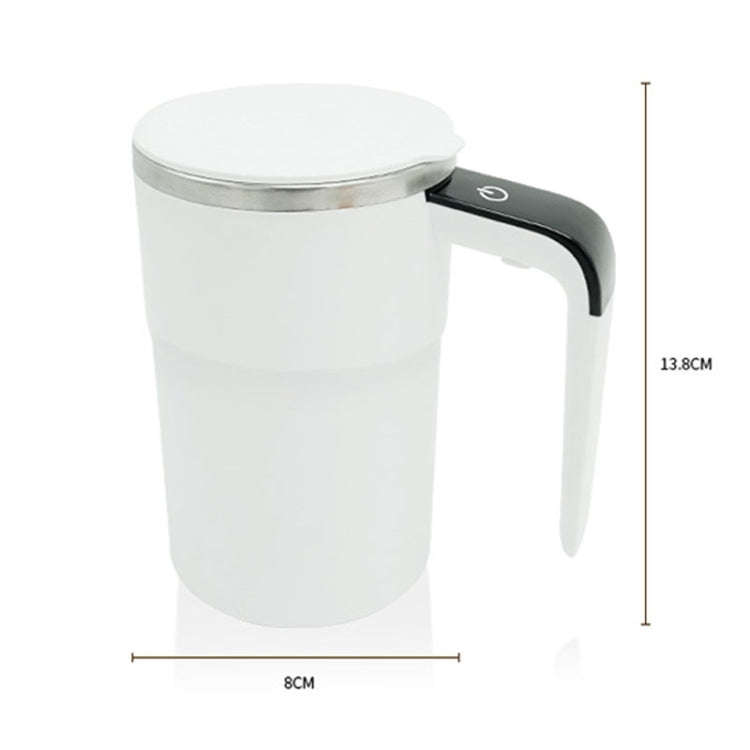 JB-01 Intelligent Temperature Measuring Magnetic LCD Digital Display Automatic Mixing Cup(White)