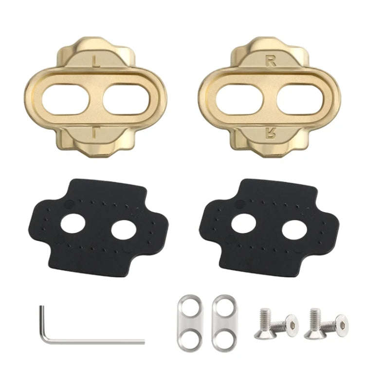 10pcs /Set Bicycle Pedal Egg Beater Locking Plate Brass Bike Pedal Locking Plate Accessories(ST001)