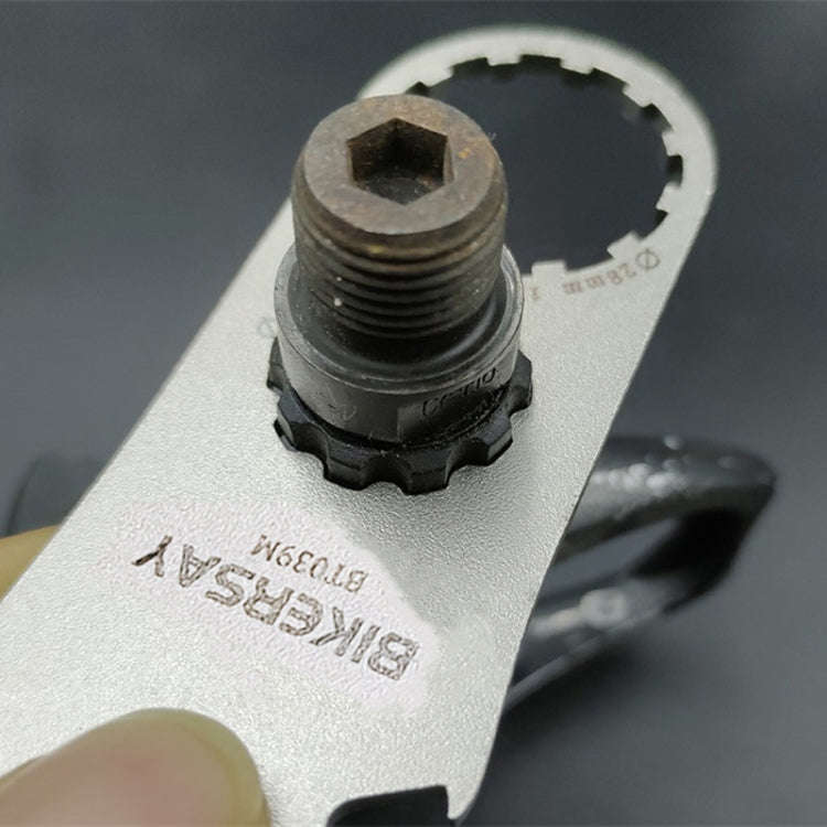 BIKERSAY BT039M 7 In 1 Bicycle Disc Brake Piece Correction Multifunction Wrench Repair Tools