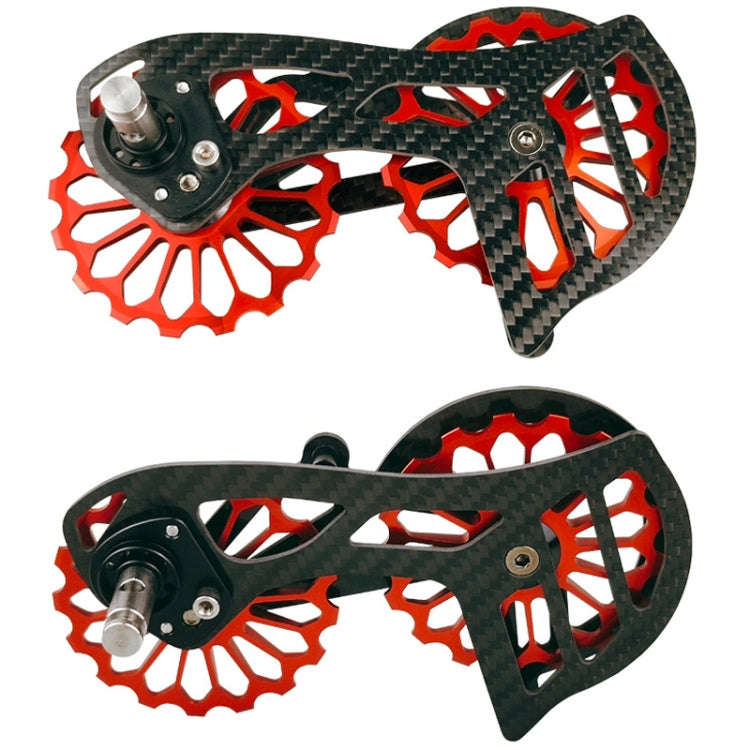 Carbon Fiber Guide Wheel For Road Bike Bicycle Bearing Rear Derailleur Guide Wheel Parts, Model N...